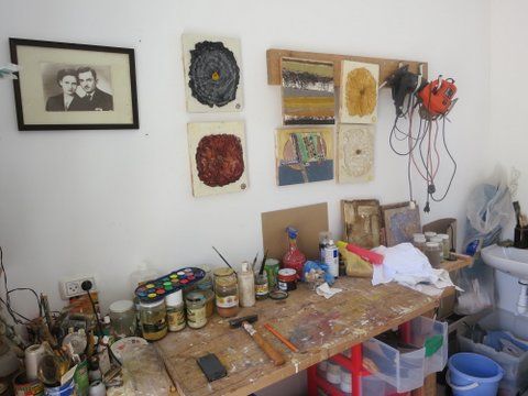 The artist`s studio